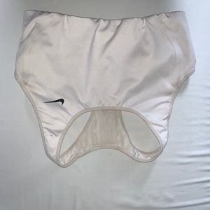 White Nike sports bra